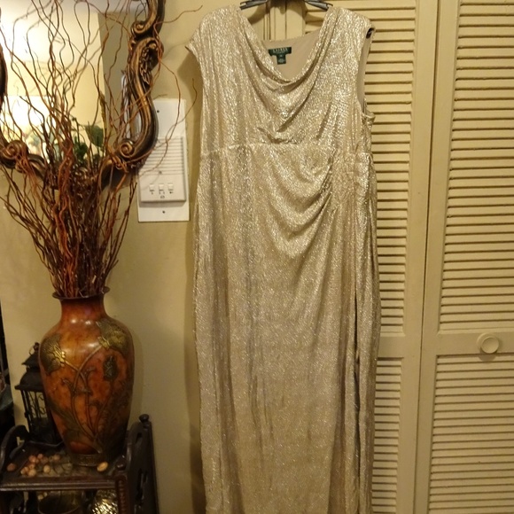 ralph lauren evening dresses plus size